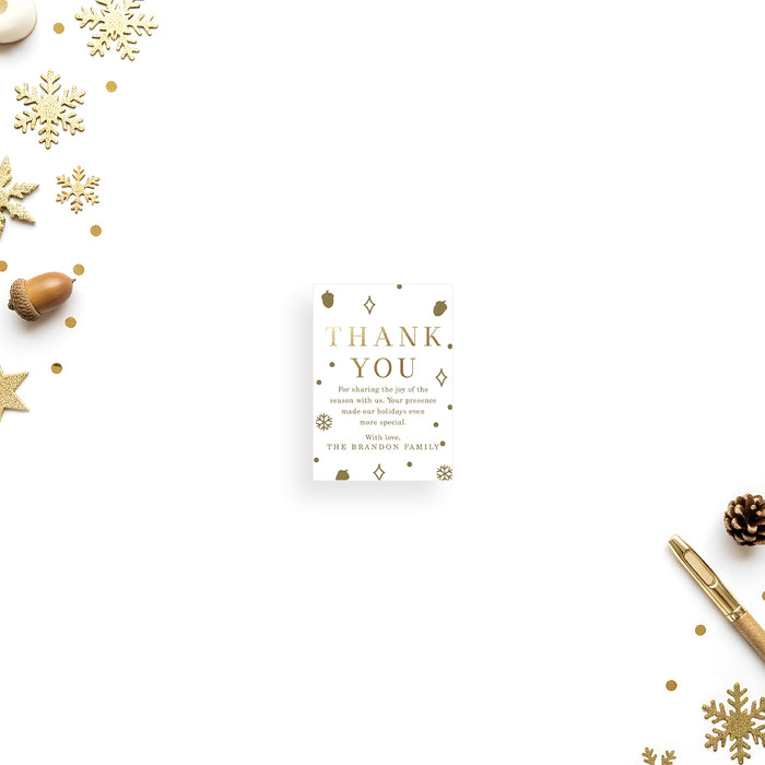 Holiday Party Invitation Gold Christmas Celebration