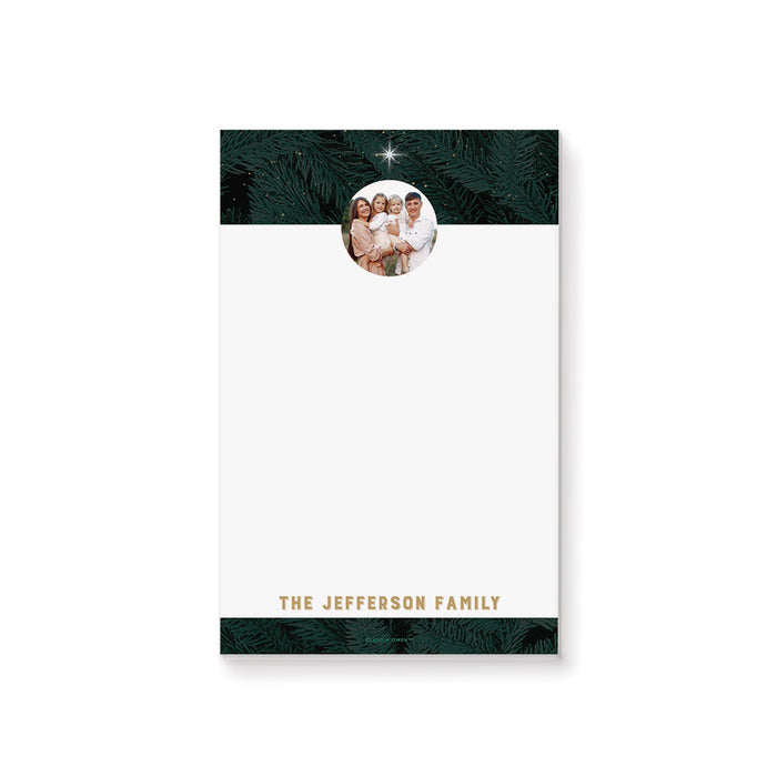 Holiday Party Invitation Personalized Christmas Pine Design