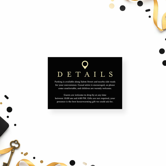 Housewarming Party Invitation Custom Map Design