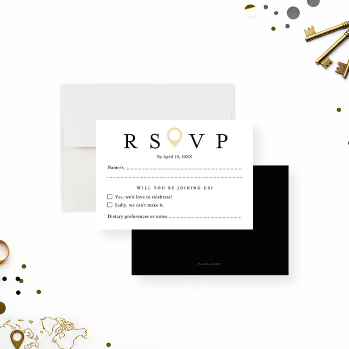 Housewarming Party Invitation Custom Map Design