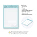 Humor stationery notepad perfect for daily notes and password reminders