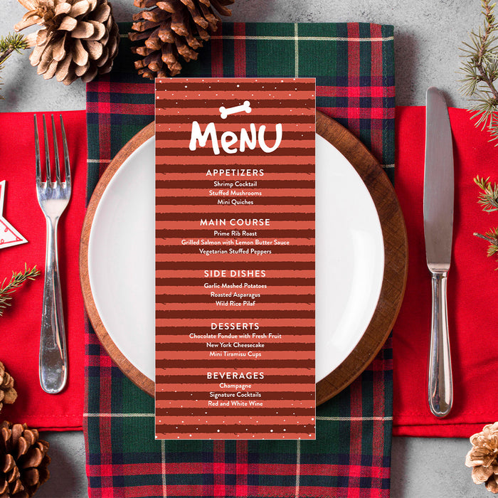 Dog Christmas Party Invitation Jingle Paws Holiday Pet Party Card