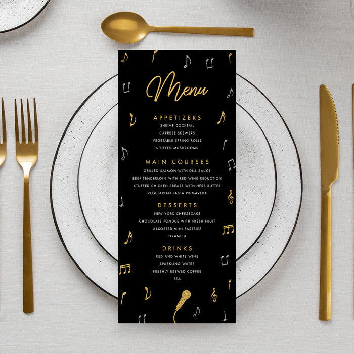 Karaoke Birthday Invitation Music Party Celebration Card