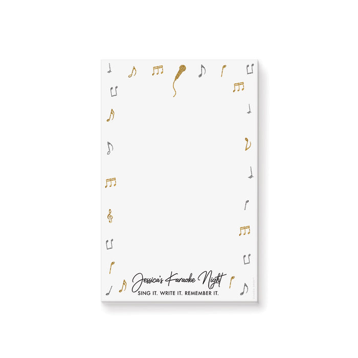 Karaoke Birthday Invitation Music Party Celebration Card