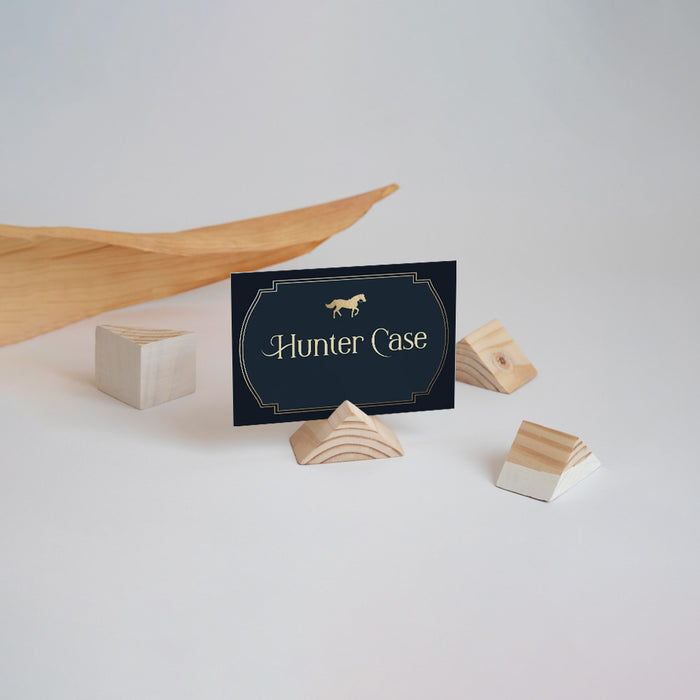 Personalized Kentucky Derby Party Invitation Navy Gold