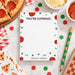 Personalized pizza-themed note card with “You’re Supreme” message and illustrated pepperoni and olive toppings-front