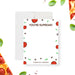 Personalized pizza-themed note card with “You’re Supreme” message and illustrated pepperoni and olive toppings-front