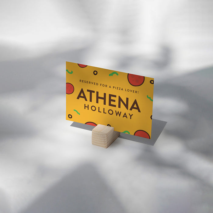 Pizza Birthday Party Invitation for Kids Slice Theme