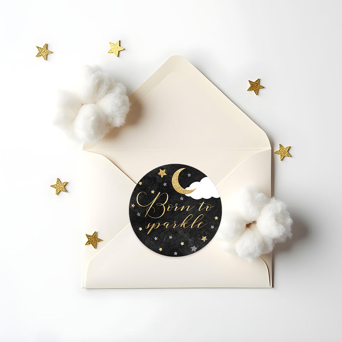 Twinkle Twinkle Little Star Kids Birthday Invitation Card