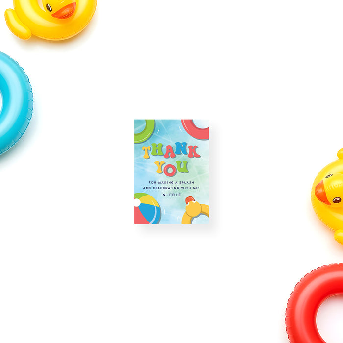 Kids Pool Party Birthday Invitation Summer Swim Party Invite