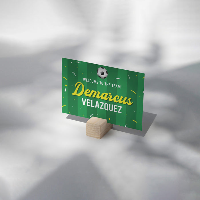 Soccer Birthday Party Invitation Kids Football Theme Invite