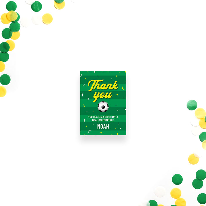 Soccer Birthday Party Invitation Kids Football Theme Invite