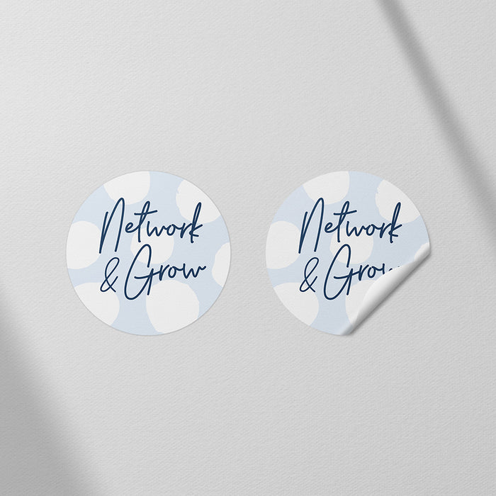 Blue Polka Dot Corporate Special Event Invitation