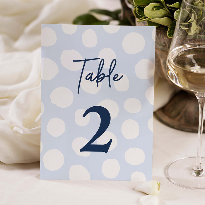 Blue Polka Dot Corporate Special Event Invitation