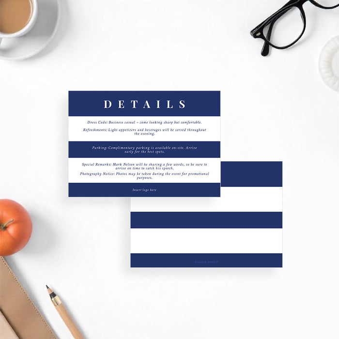 Meet and Greet Invitation Corporate Business Event Card