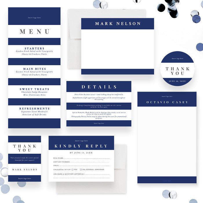 Meet and Greet Invitation Corporate Business Event Card