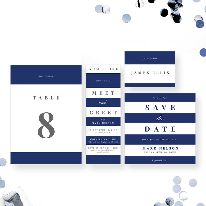 Meet and Greet Invitation Corporate Business Event Card