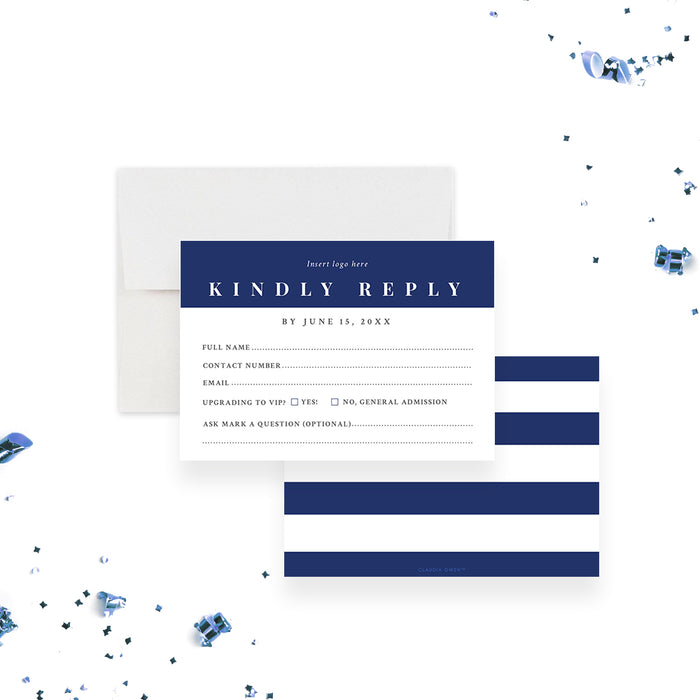 Meet and Greet Invitation Corporate Business Event Card