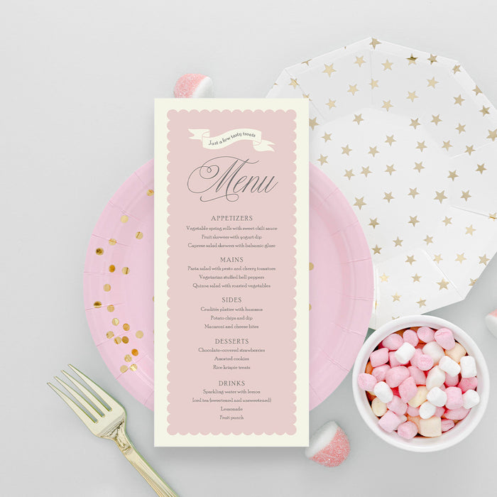 Blush Pink Sip and See Invitation Personalized Baby Meet and Greet