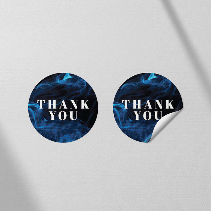 Men’s Toasts and Cigars Birthday Invitation Blue Smoke Cigar Party