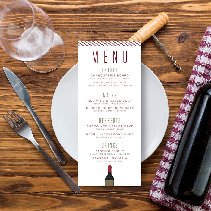 Wine Tasting Birthday Invitation Winery Party Invite