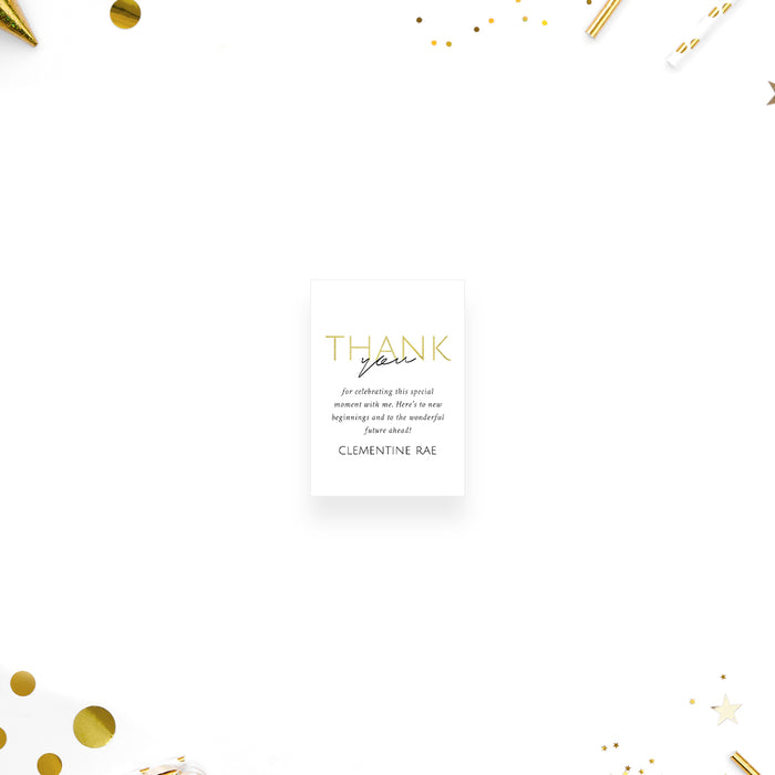 Elegant Graduation Party Invitation Modern Grad Celebration Card