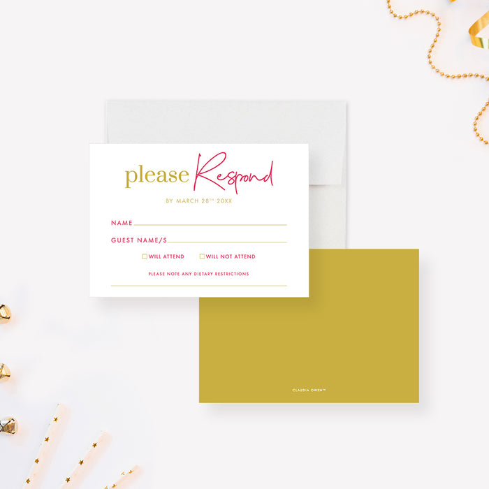 Bat Mitzvah Photo Invitation Card in Mustard Yellow Design, Religious Party Invite Cards, Minimalist Photo Invitations for Jewish Birthday Bash for Girls