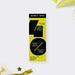 modern 40th birthday ticket invitation with bold black typography and bright yellow background