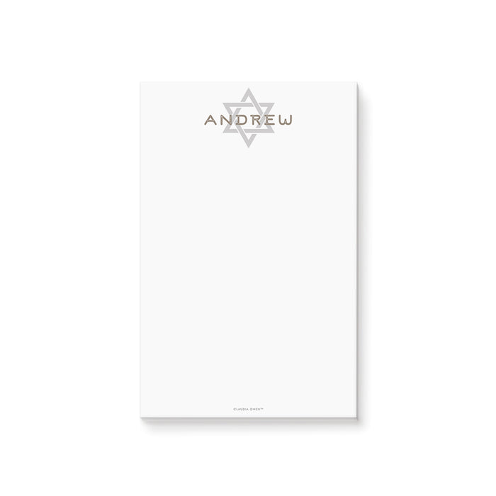 Bar Mitzvah Invitation Photo Star of David Modern Jewish Invite