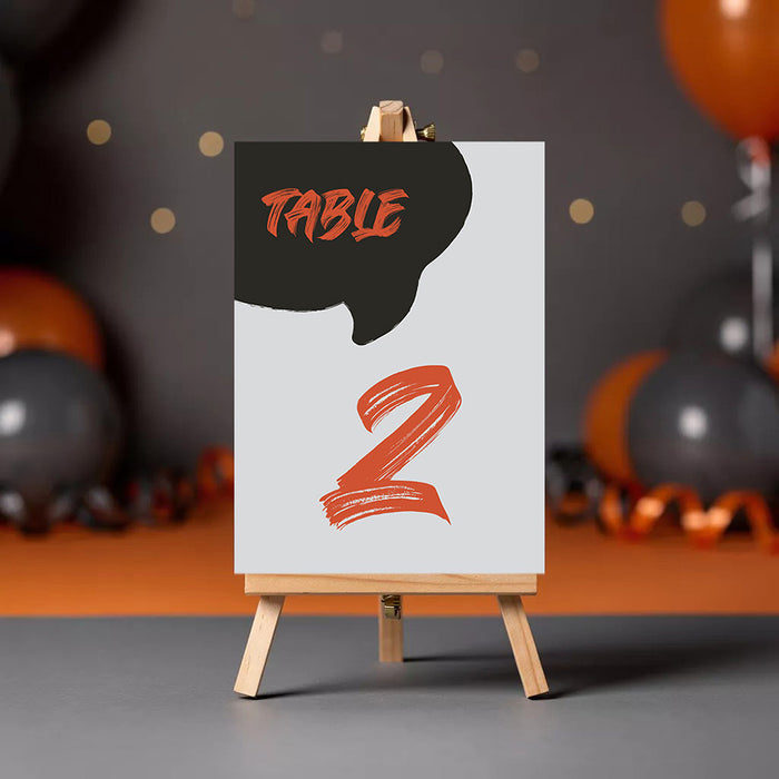 Modern Birthday Party Invitation Speech Bubble Design