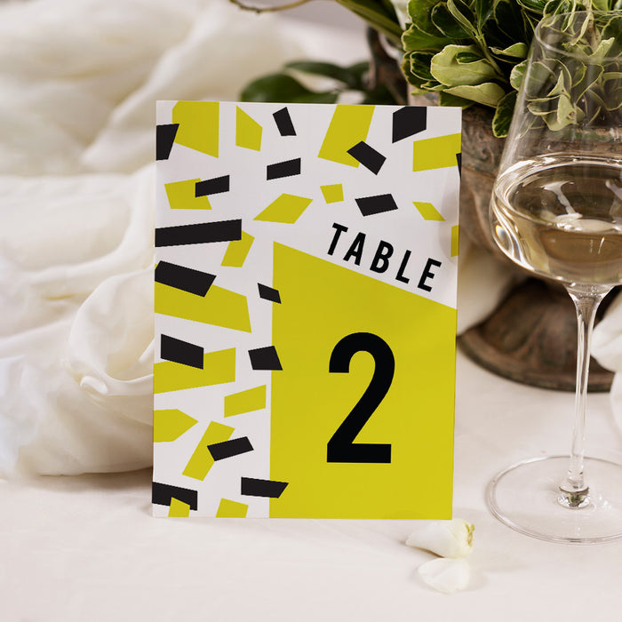 Modern Adult Birthday Party Invitation Bold Confetti Design