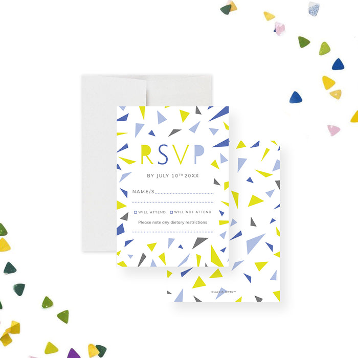 Colorful Going Away Party Invitation Farewell Celebration Card