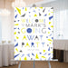 Custom welcome sign with a colorful confetti design, perfect for modern party décor during going-away or send-off celebrations.