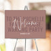 Personalized housewarming party welcome sign for new home celebration decorations