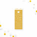 Ticket-style graduation invitation in mustard yellow for the Class of 2026 grad party, admit one design.