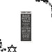 Modern personalized Bar Mitzvah ticket invitation with gray background, Admit One design and event details