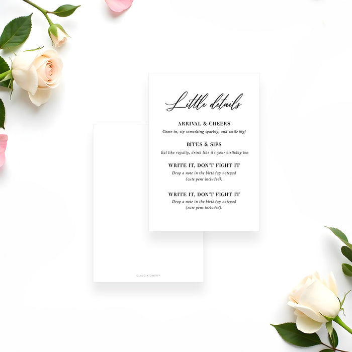 Personalized Photo Birthday Invitation for Adults