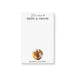 Personalized bride and groom notepad featuring a romantic couple’s photo
