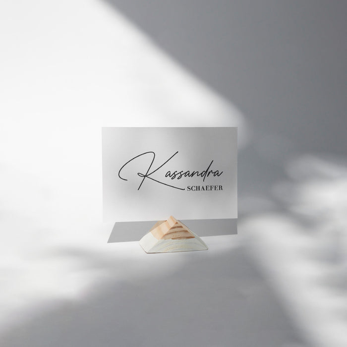 Personalized Photo Wedding Invitation Modern Romantic Design