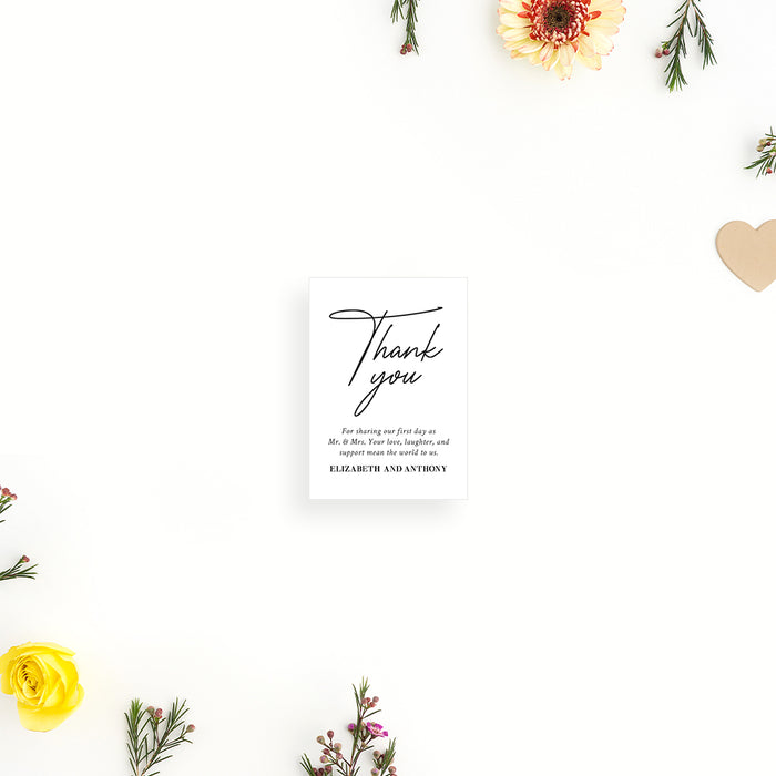 Personalized Photo Wedding Invitation Modern Romantic Design