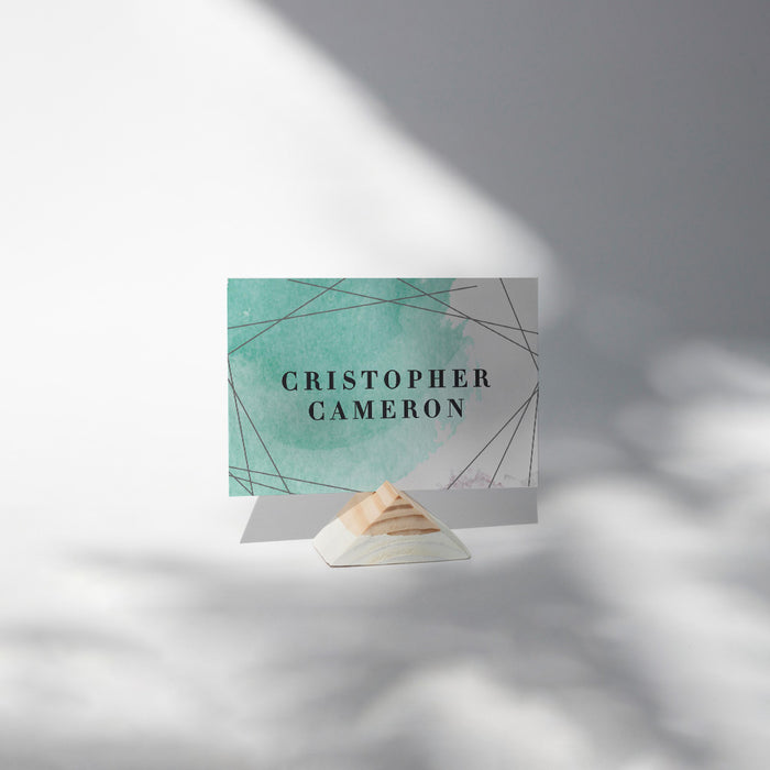 Watercolor Graduation Party Invitation Modern Teal