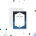 personalized nautical thank you card with sailboat illustration, anchor detail, ocean blue background, and custom name-front