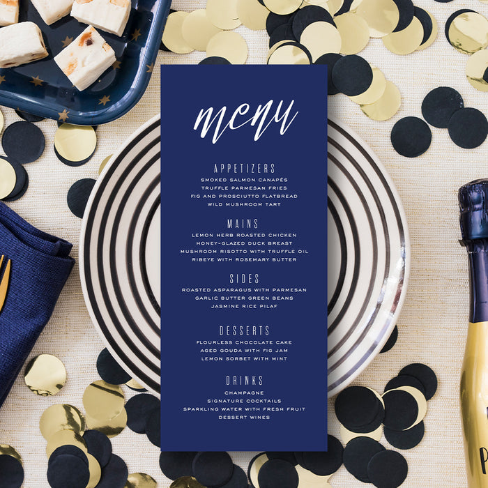 Modern Corporate Anniversary Invitation Navy Business Event