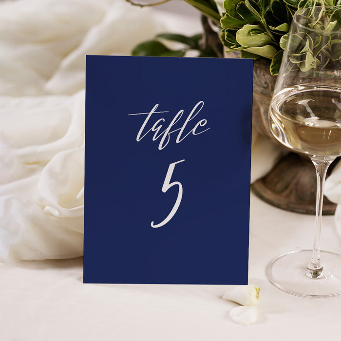 Modern Corporate Anniversary Invitation Navy Business Event
