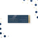 navy blue First Holy Communion ticket invitation with cross symbol, elegant lettering, religious event details, and admit one panel
