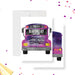 Party bus birthday invitation for adult bar hop celebration-front-back