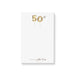 Personalized 50th birthday notepad with gold balloon numbers and custom name