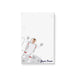 Personalized astronaut photo notepad for kids with child’s face in an illustrated spacesuit, custom name, moon landscape and blank writing area