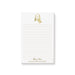personalized baptism notepad with Jesus Christ illustration, Notes of Grace wording, custom name, lined pages, and elegant religious design