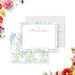 Personalized Jewish floral thank you card with Star of David, watercolor flowers, and custom name-front-back